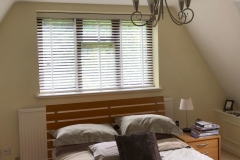 50mm white wooden venetian blind with 25mm tapes