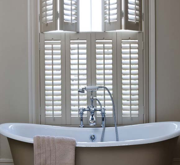 Example Service Image shutters over bath in welwyn garden city home