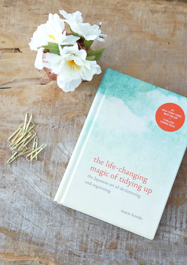a pic of a book called the life changing magic of tidying up