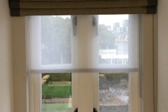 Roman Blind with Contrast Trim