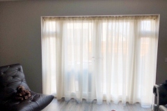 Voile Pencil Pleat Curtains, in Living Room Voile Pencil Pleat Curtains, in Living Room