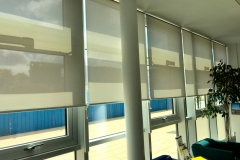 Screen Roller blinds to reduce heat gain and glare