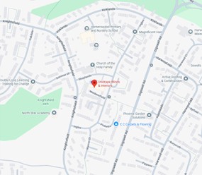 Map how to find Unidrape Showroom