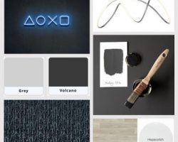 Interior Design concept board for a teenage bedroom Interior Design concept board for a teenage bedroom